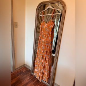 Pink lily maxi dress